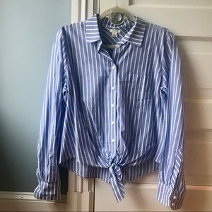 J Crew blouse cropped new